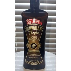 Vintage Hawaiian Tropic Dark Tanning Oil ORIGINAL Formula, 10.8 oz-‎ Preowned